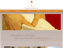 Tablet Screenshot of osteopathie-physiotherapie.com